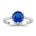 Royal Blue Solitaire Ring
