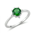 Emerald Crown Ring