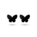 Black Butterfly Earrings