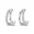 Serena Pavé Huggie Earrings