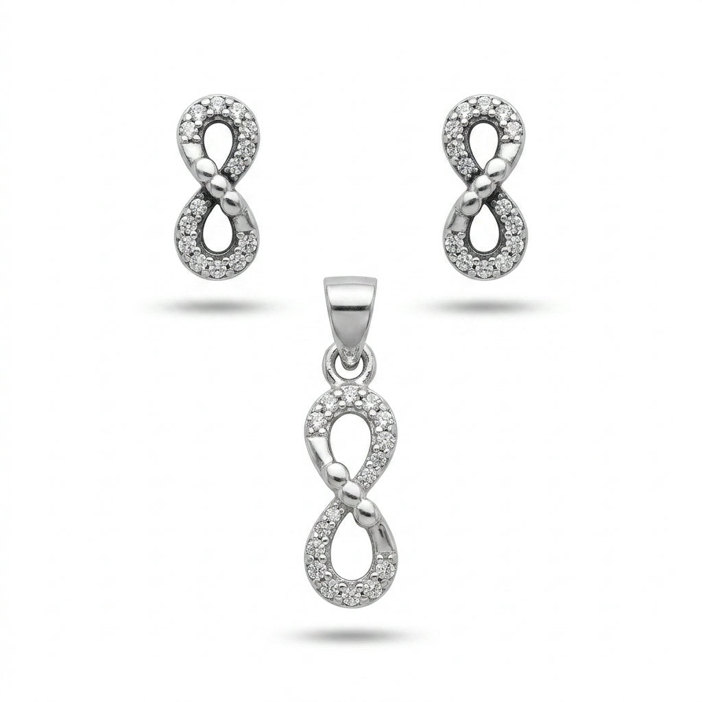 Infinity Sparkle Half Set
