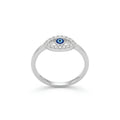 Evil Eye Halo Ring