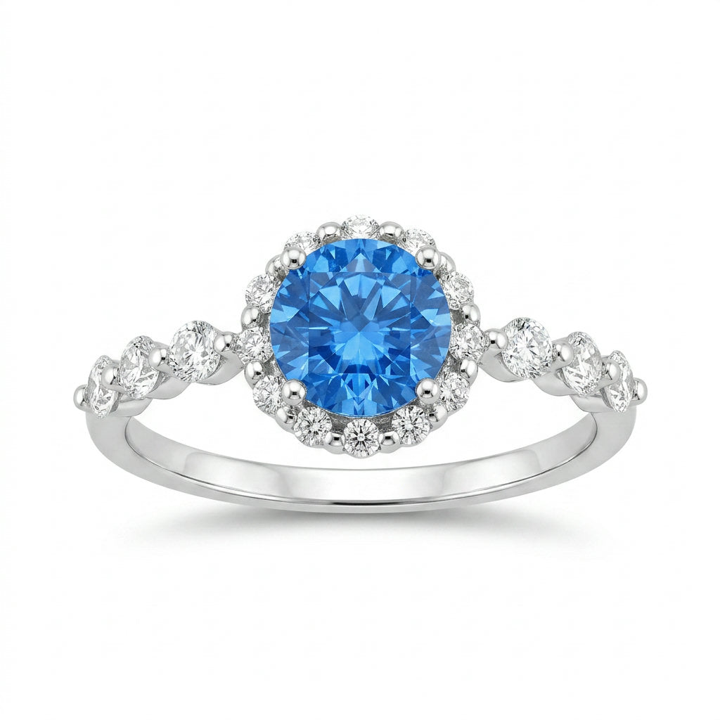 Ocean Halo Ring