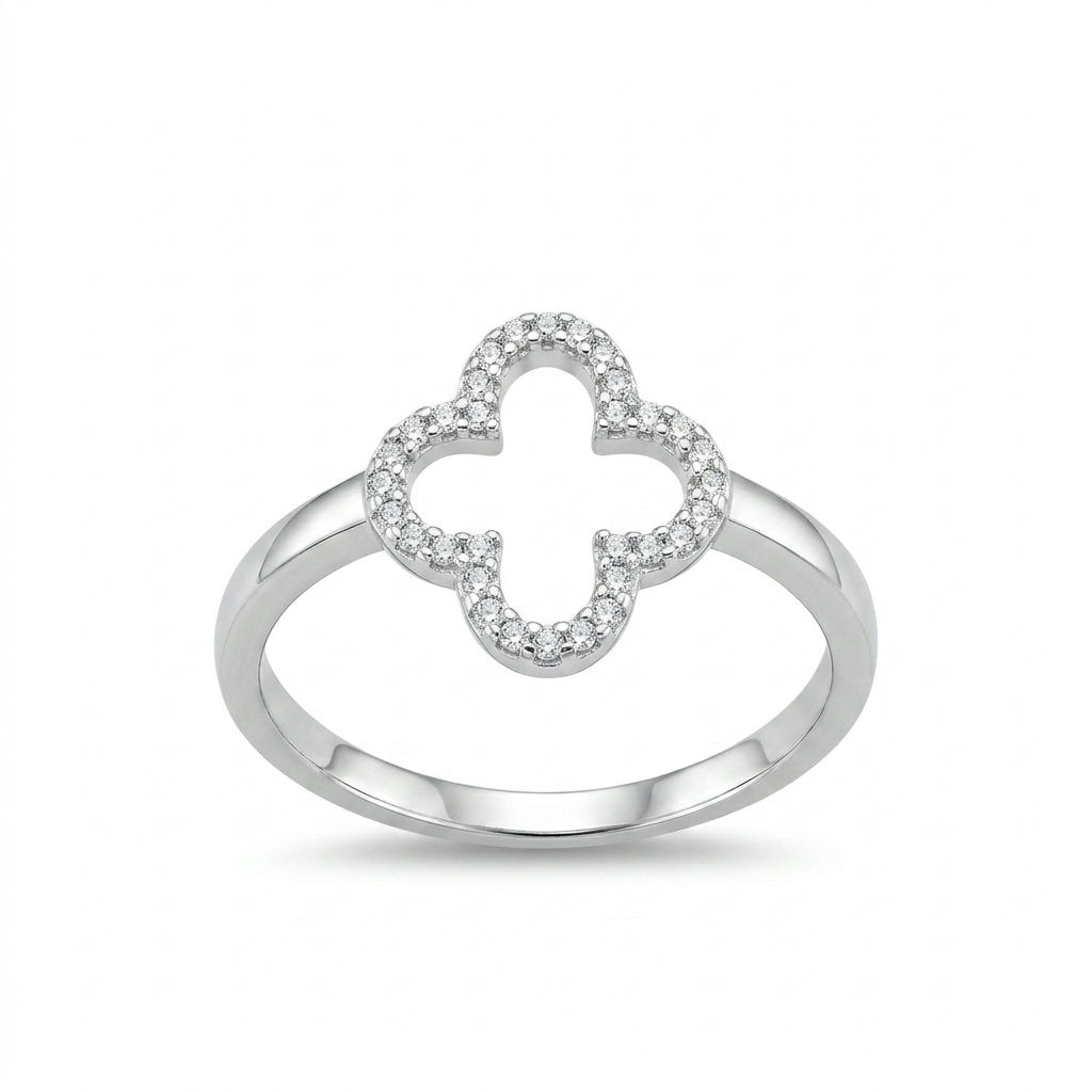 Open Clover Ring