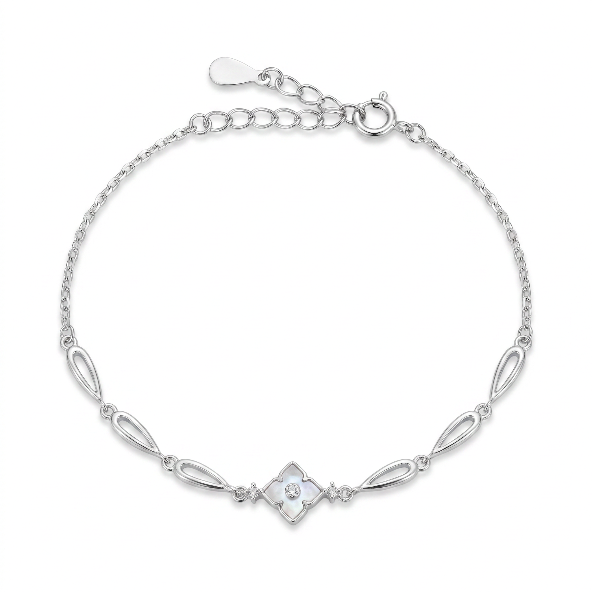 Pearl Clover Bracelet