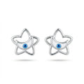 Star Evil Eye Studs