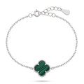 Emerald Clover Bracelet
