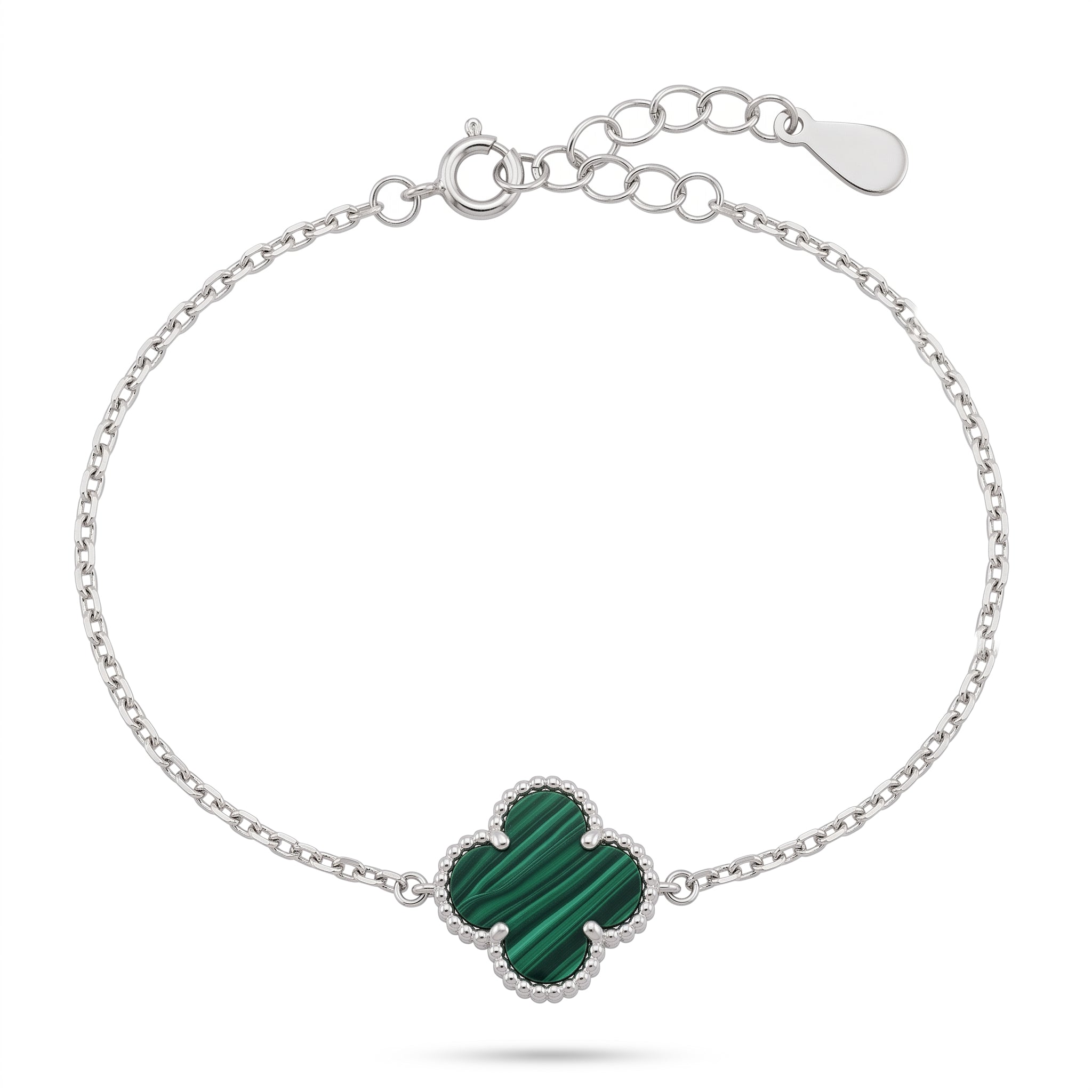 Emerald Clover Bracelet