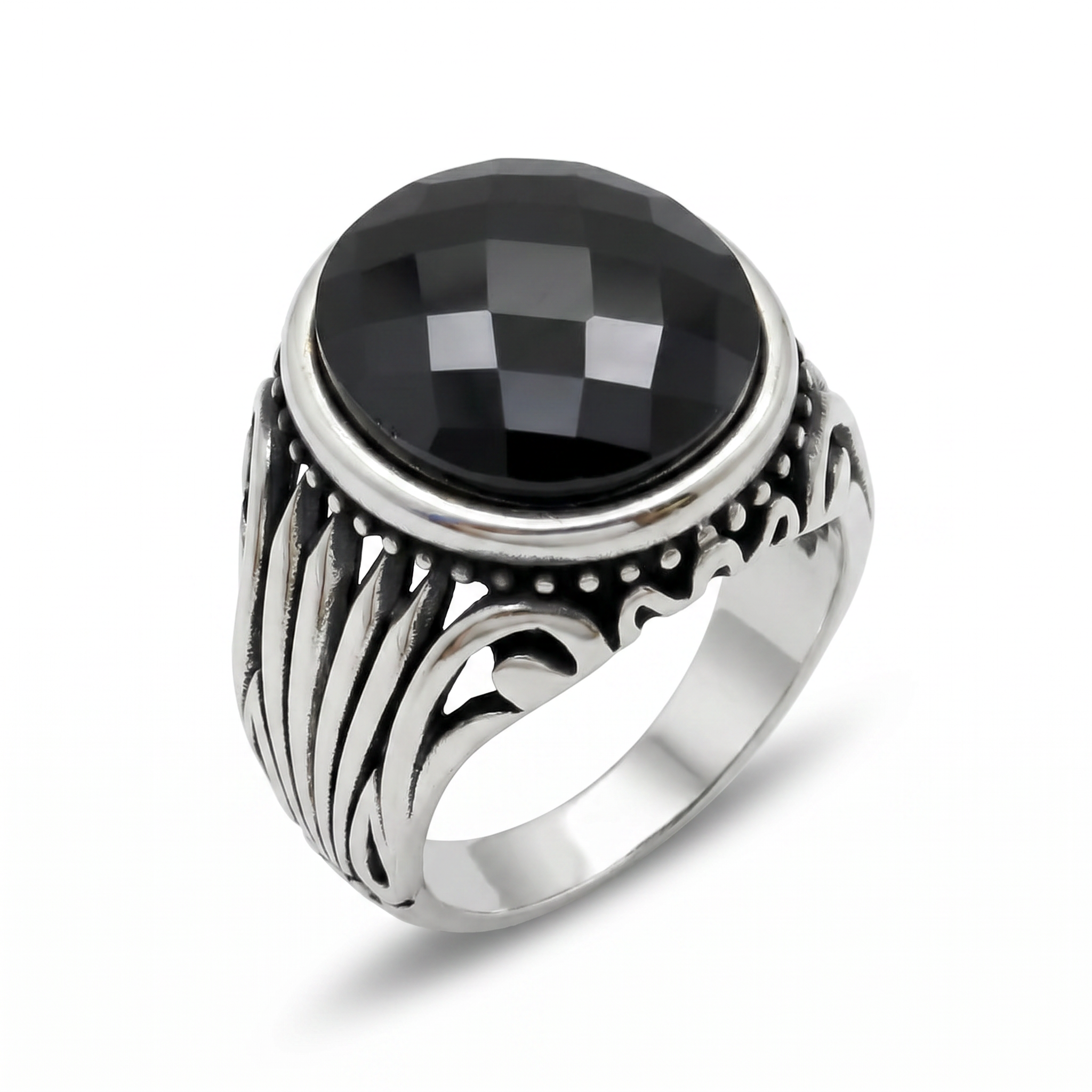 Obsidian Sovereign Ring