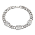 Crown Link Bracelet