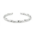 Silver Wave Cuff