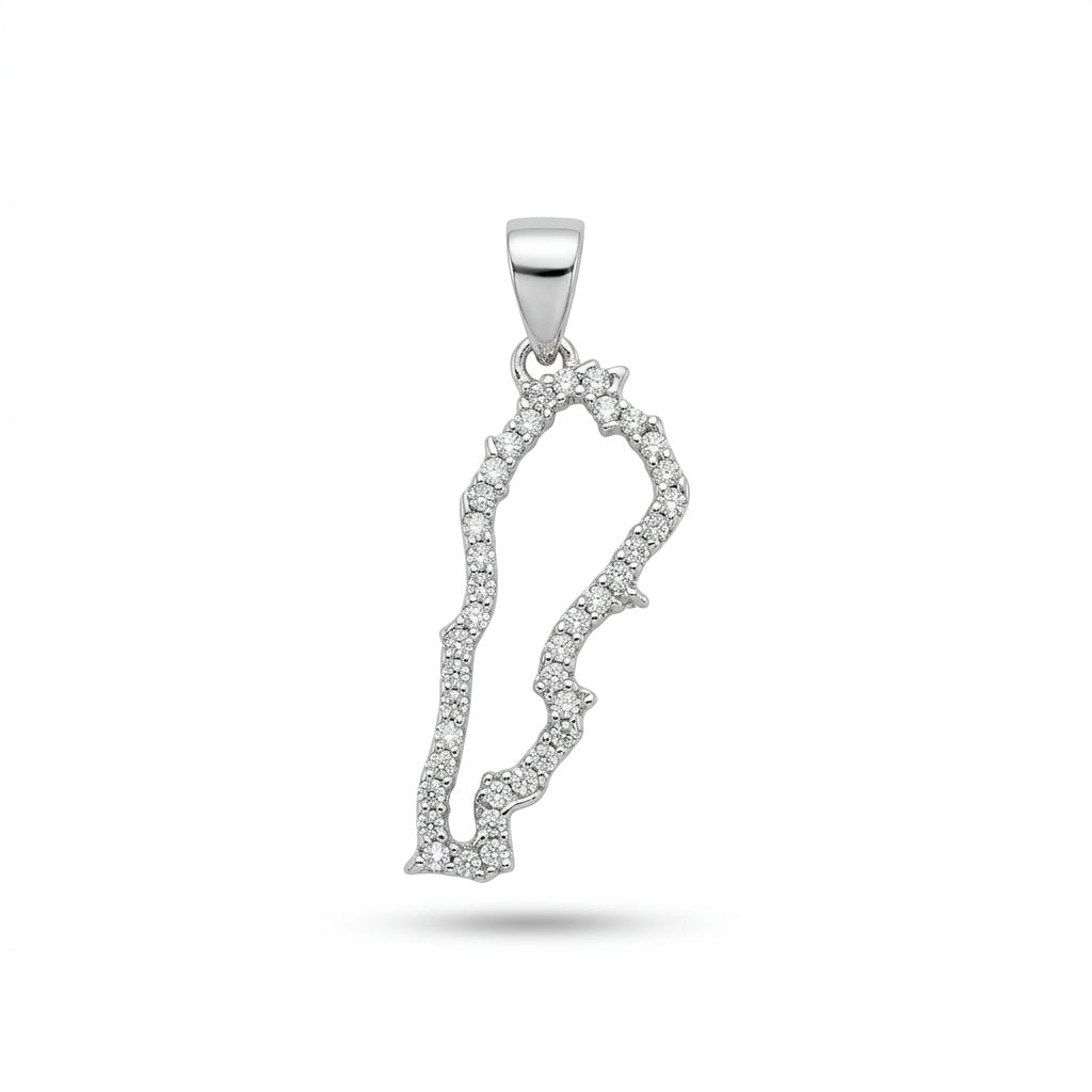 Lebanon Map Pendant