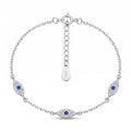 Trinity Evil Eye Bracelet
