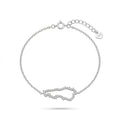 Lebanese Map Bracelet