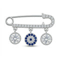Evil Eye Trio Pin