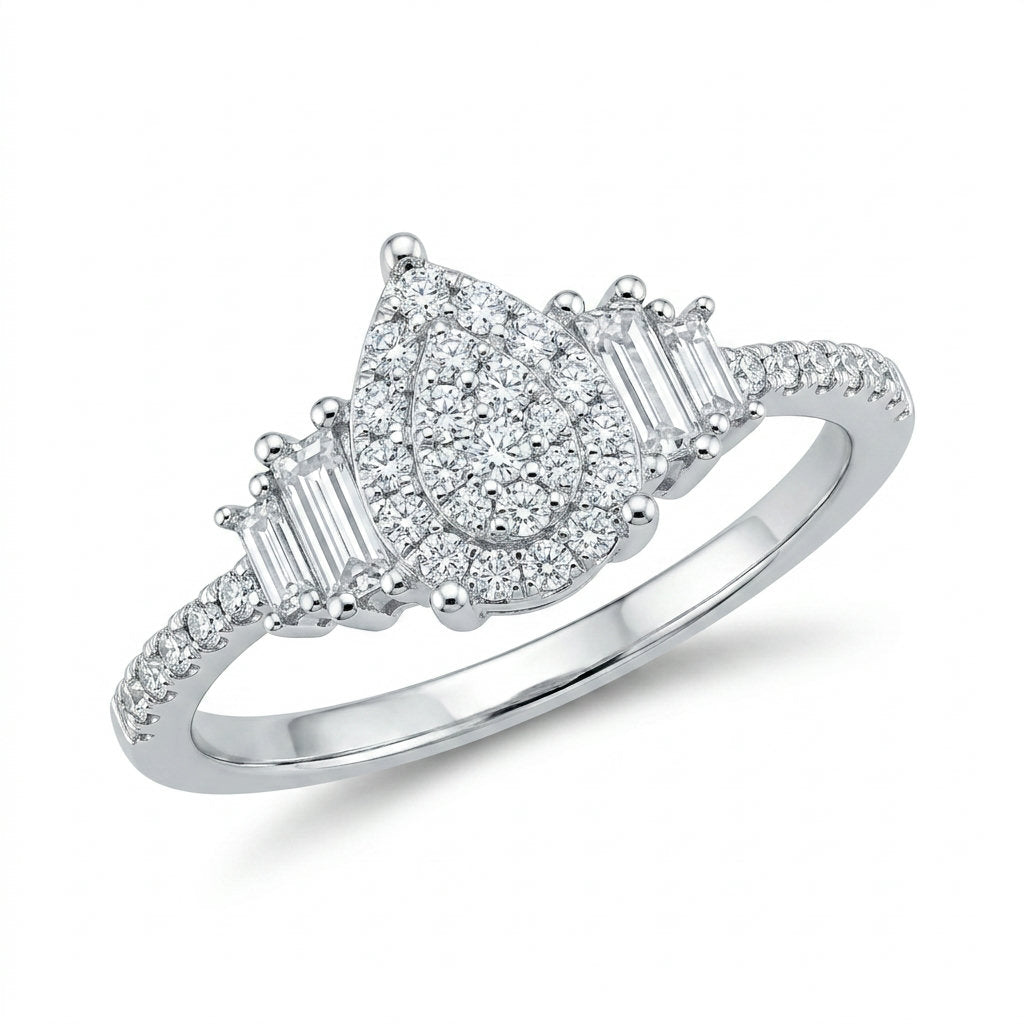 Teardrop Elegance Ring