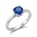 Everblue Solitaire Ring