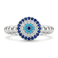 Azure Blossom Ring