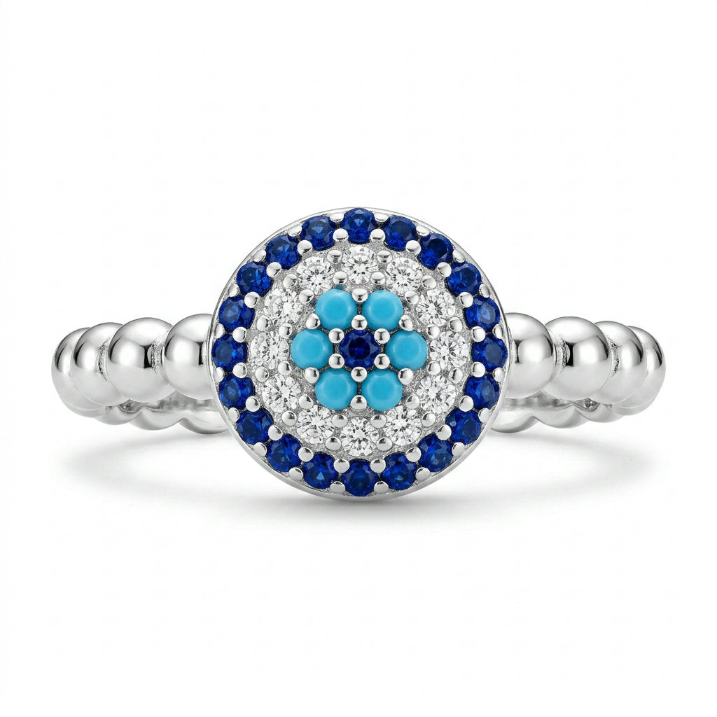 Azure Blossom Ring
