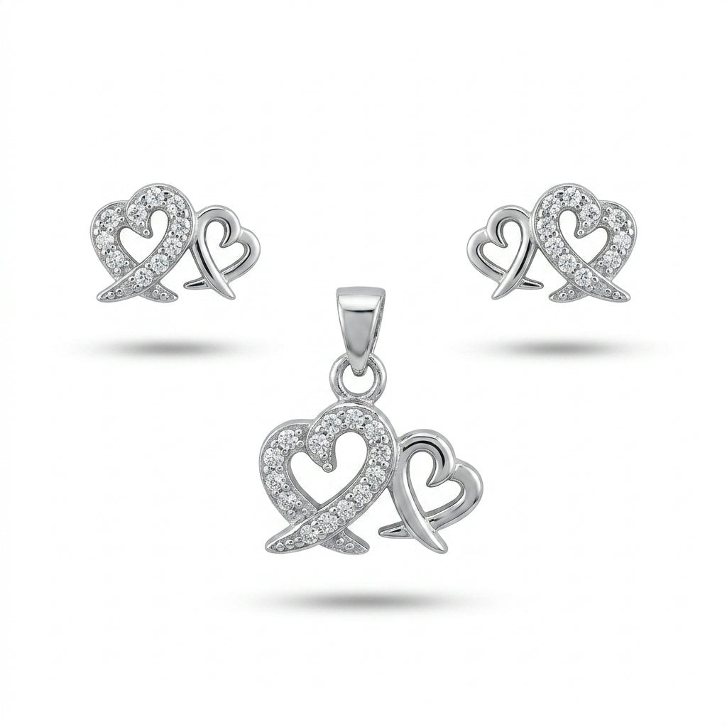 Linked Hearts Half Set