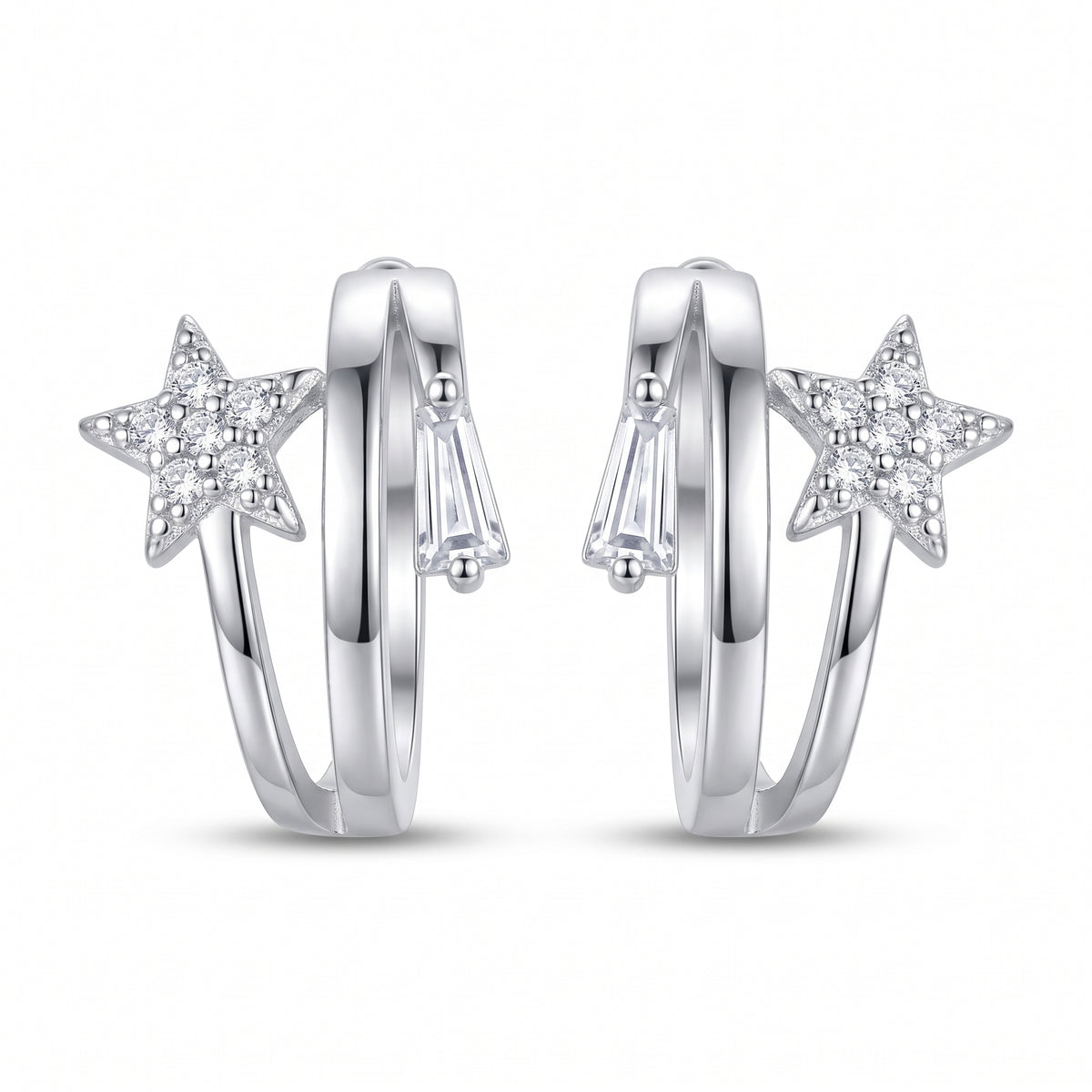 Stella Celestial Hoop Earrings