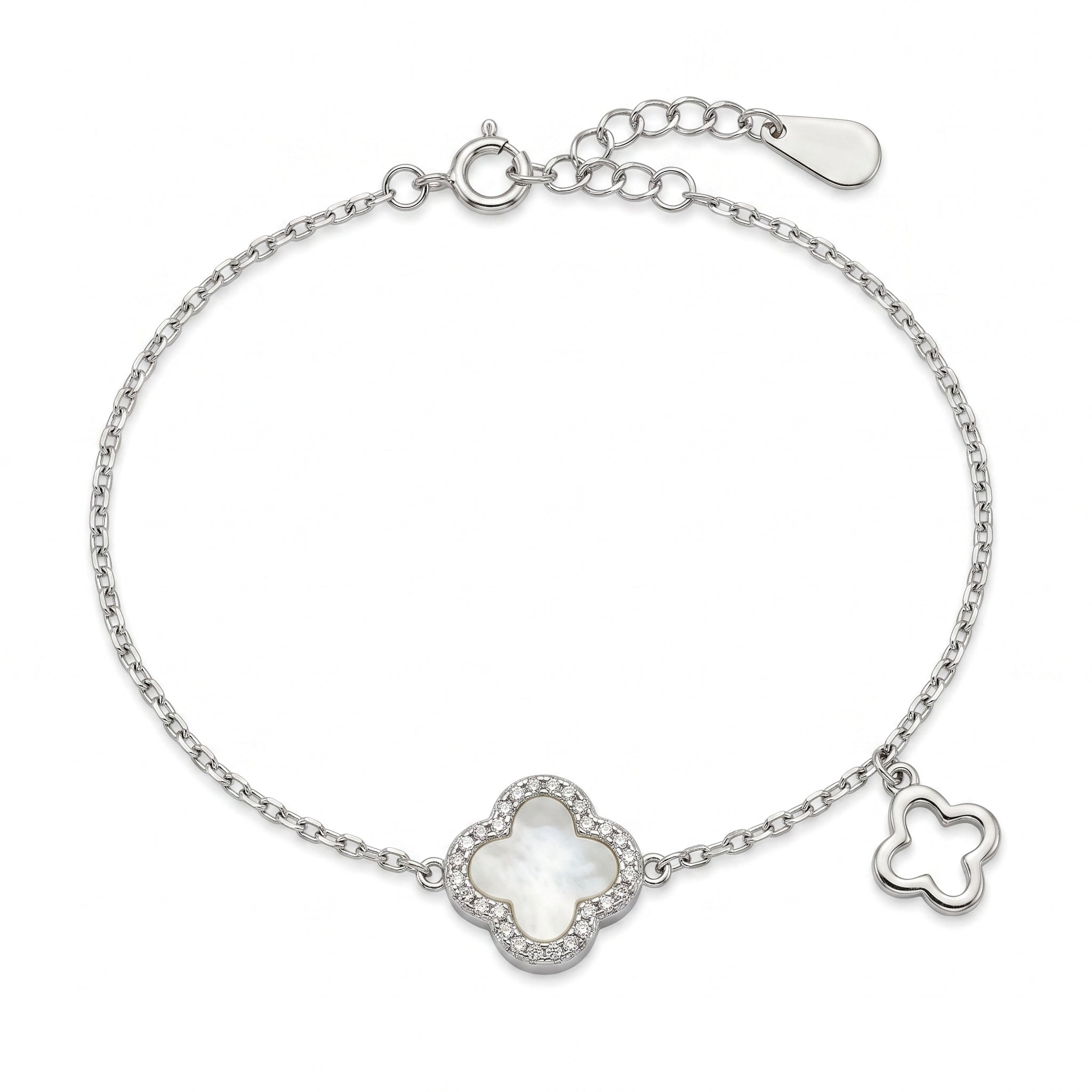 Pearl Clover Bracelet