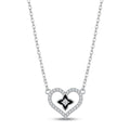 Midnight Heart Necklace