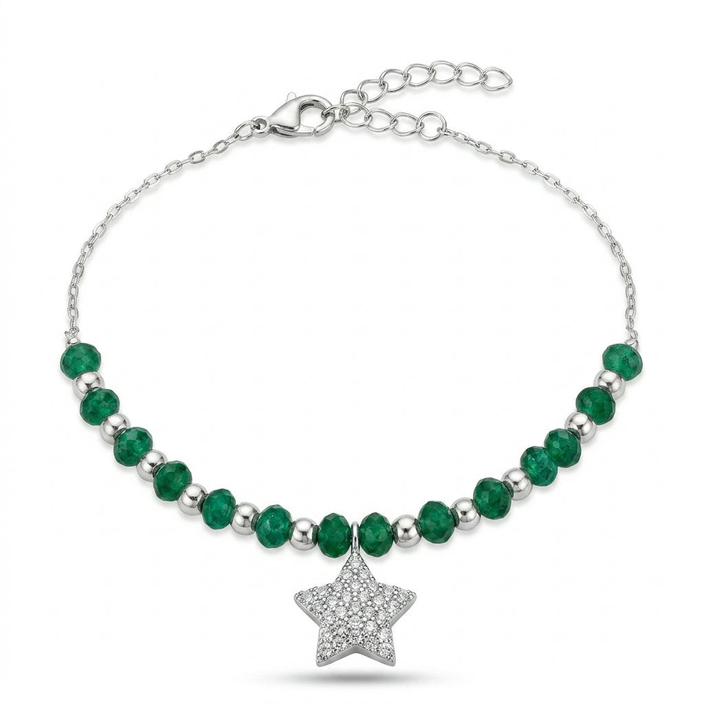 Emerald Star Bracelet