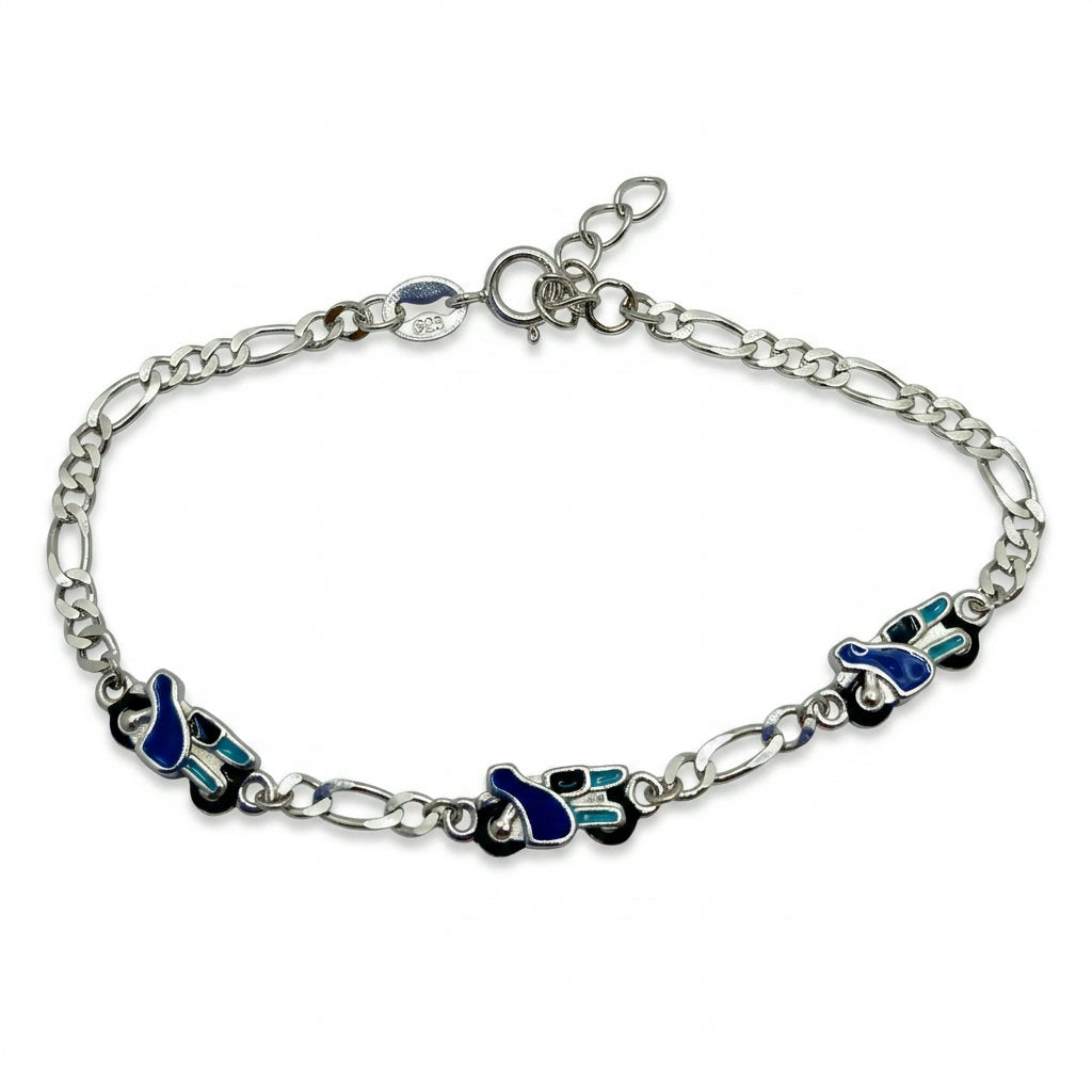 Blue Hamsa Bracelet