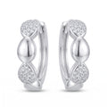 Luna Pavé Hoop Earrings