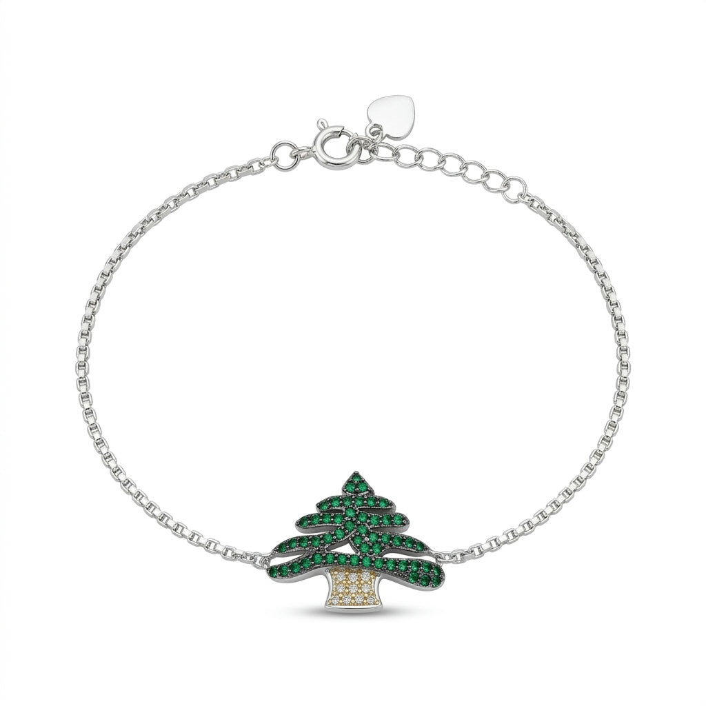 Emerald Cedar Bracelet