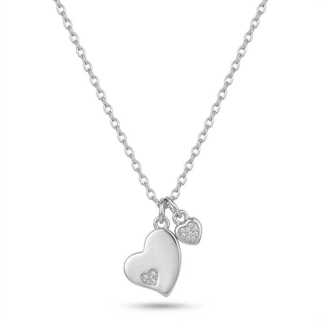 Double Heart Necklace