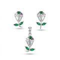 Emerald Rose Half Set
