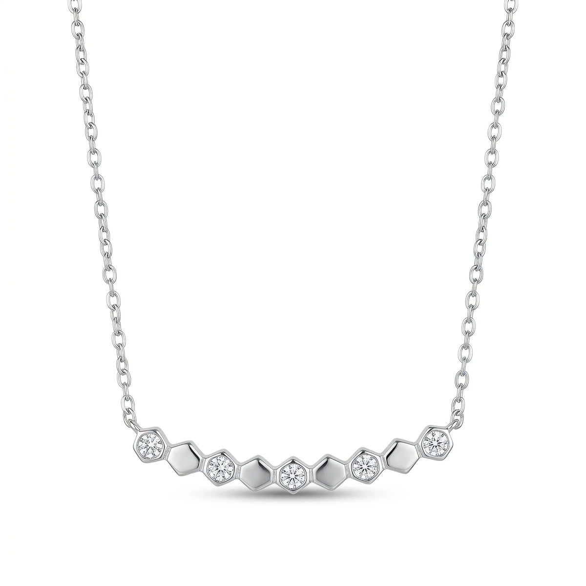 Celeste Diamond Link Necklace