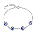 Sapphire Evil Eye Bracelet