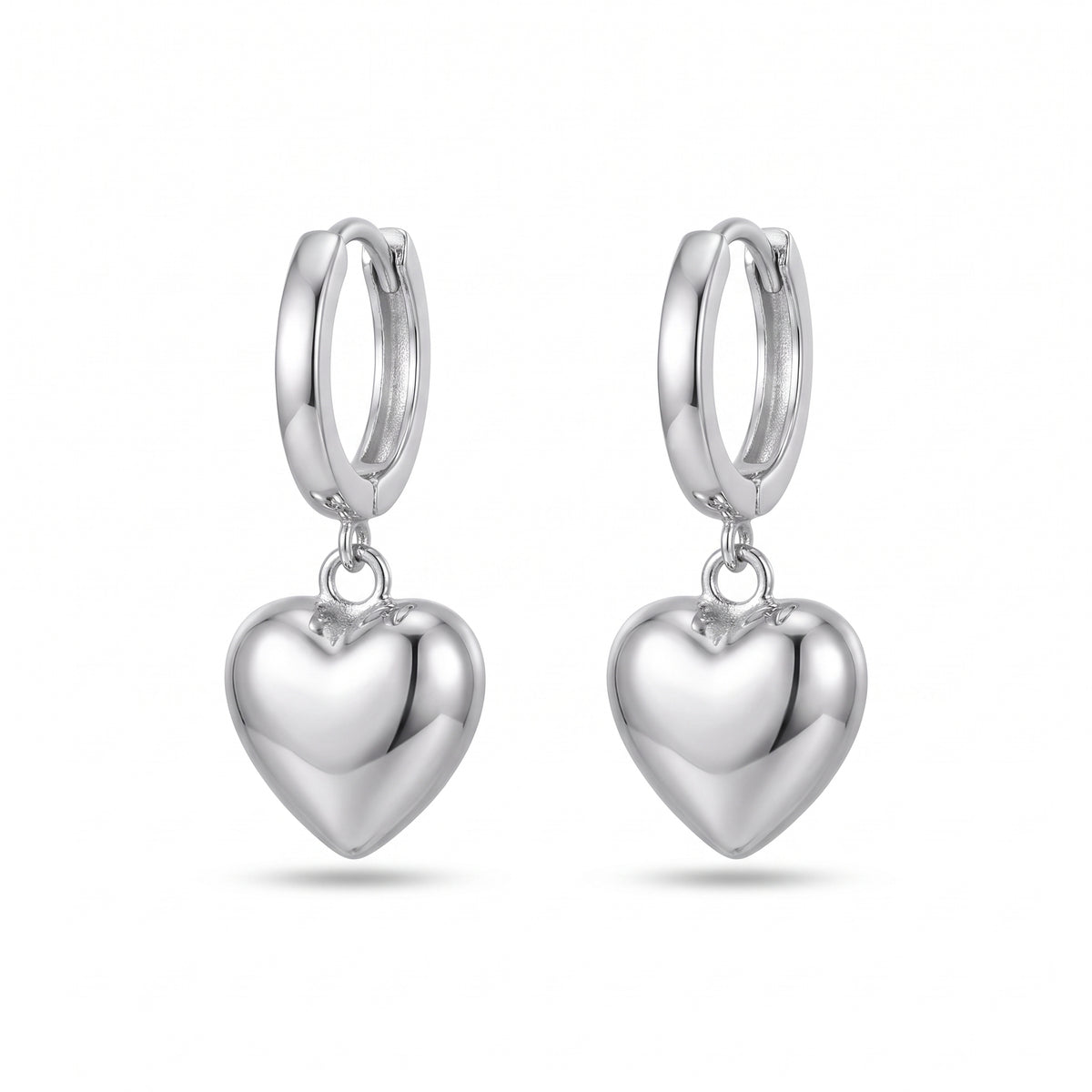 Classic Heart Drop Earrings