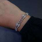 Crown Link Bracelet