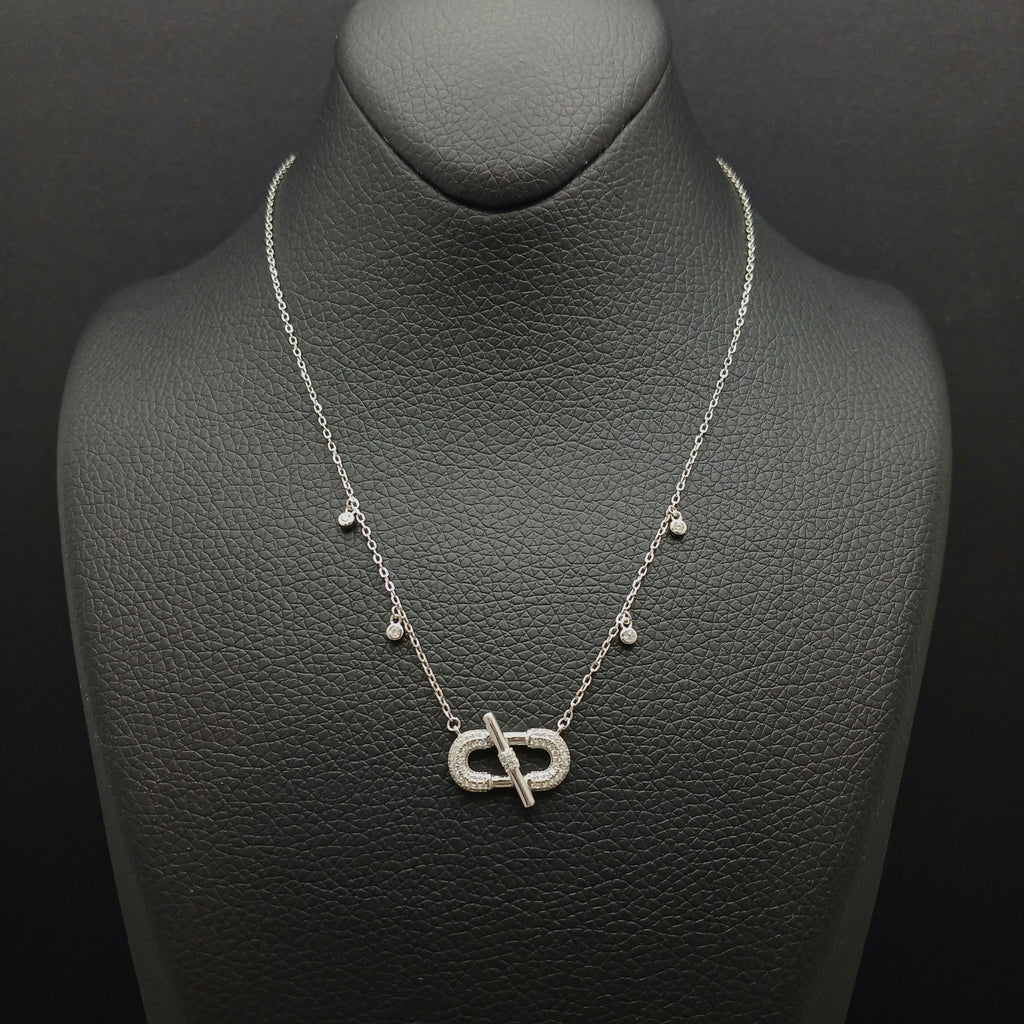 Celeste Toggle Link Necklace