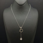 Celeste Clover Toggle Necklace