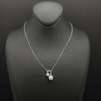 Pearl Drop Arch Necklace