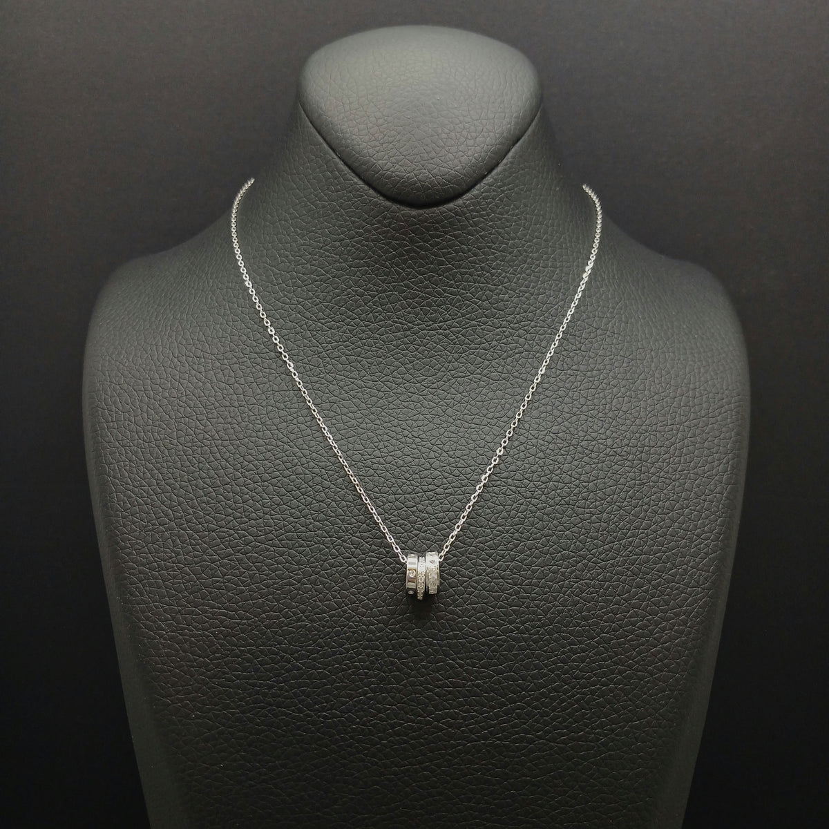 Trinity Ring Necklace