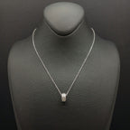 Screw Link Crystal Necklace