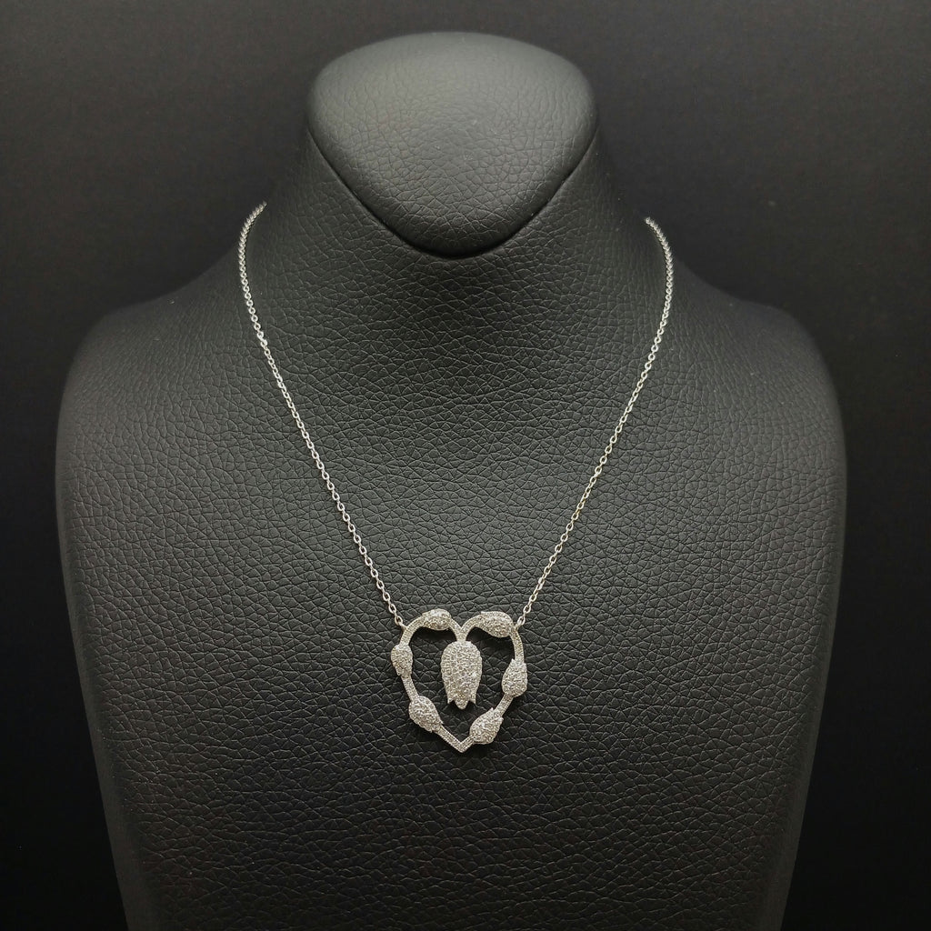 Blooming Heart Necklace