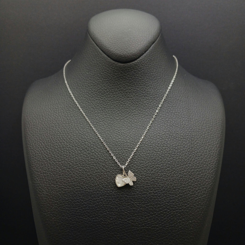 Butterfly Heart Necklace