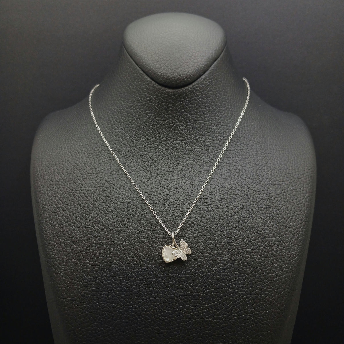 Butterfly Heart Necklace