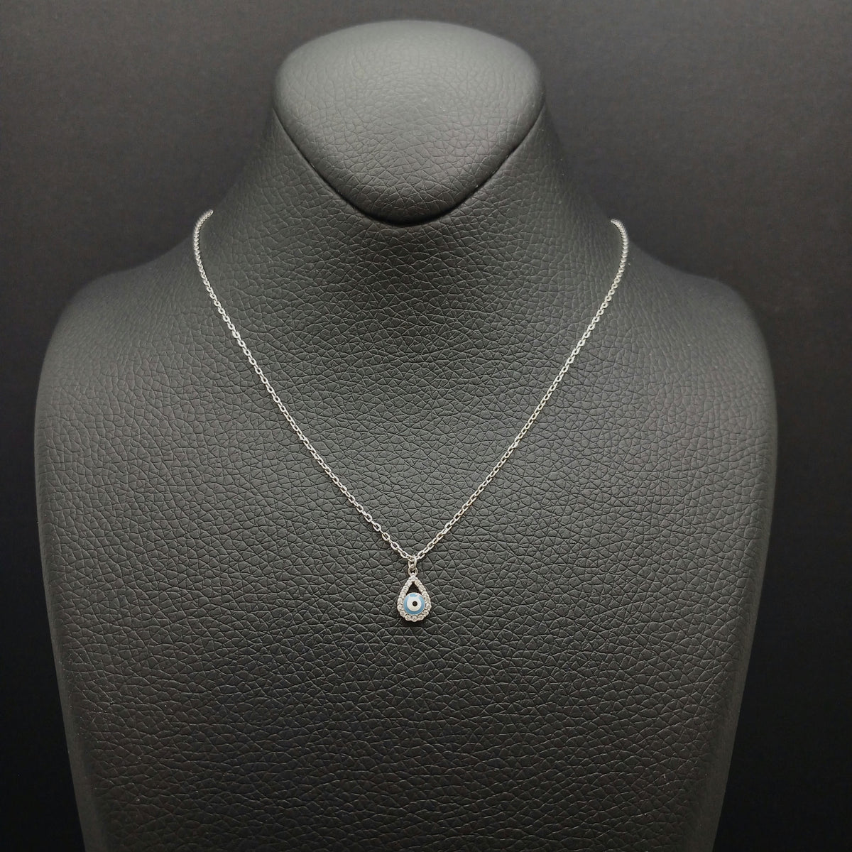 Evil Eye Teardrop Necklace