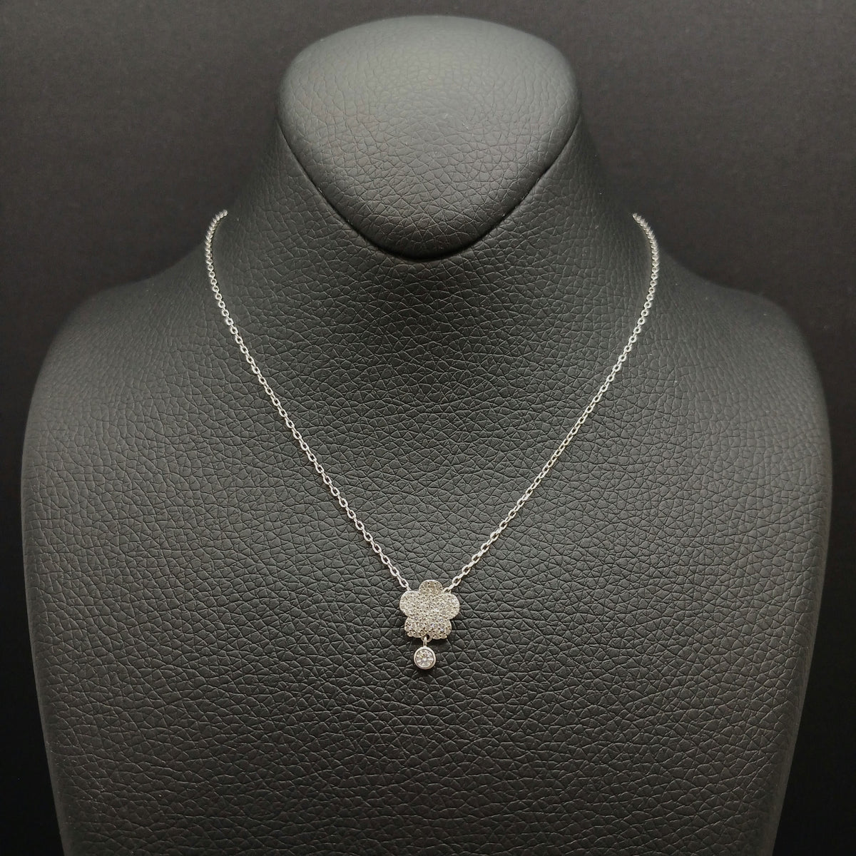 Clover Drop Necklace