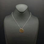 Evil Eye Disc Necklace