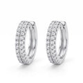 Celeste Pavé Hoop Earrings