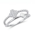 Celeste Clover Ring
